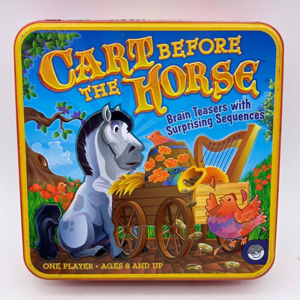 Cart Before the Horse COMPLETE MindWare 2011 Puzzles Brain Teasers Kids